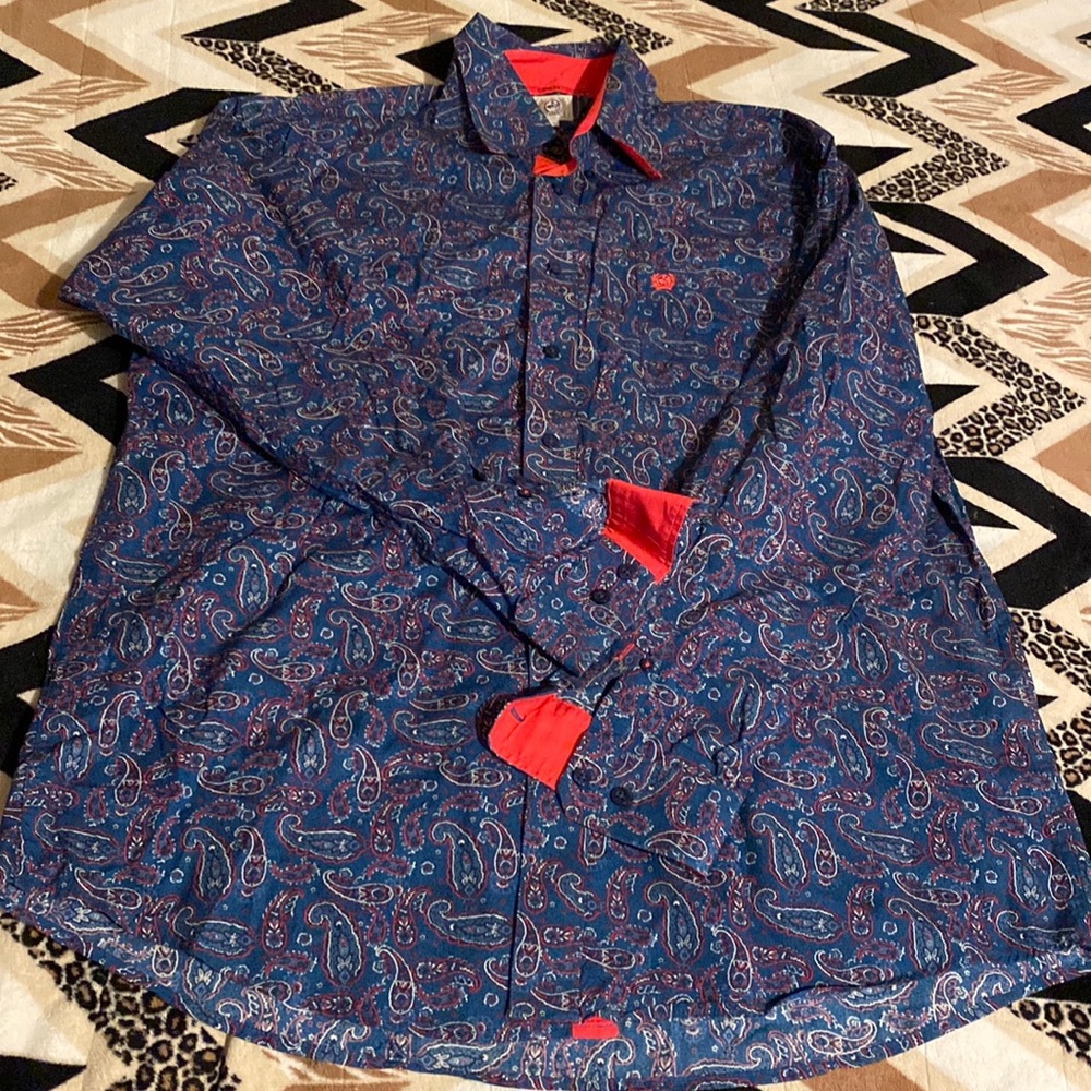 Cinch bottoms shirt size L